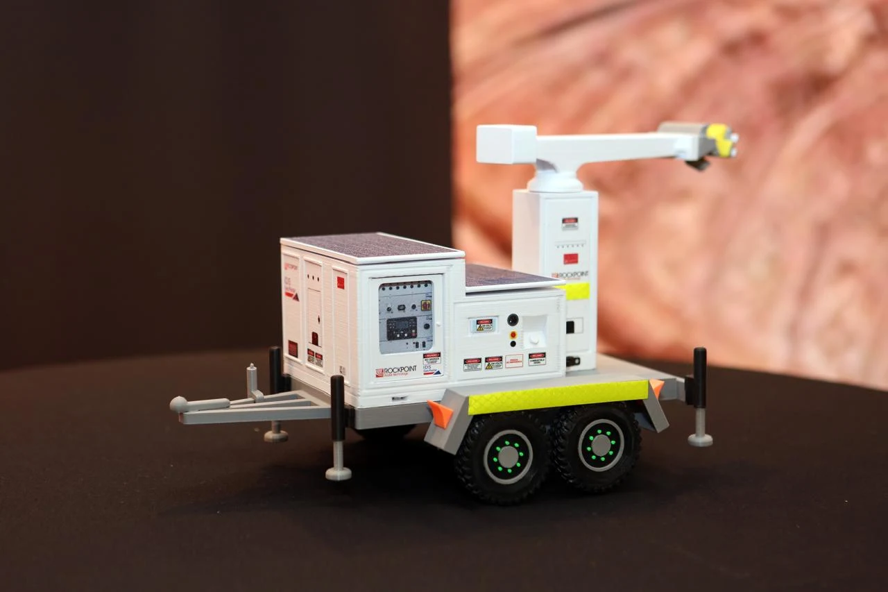 Maqueta de radar fabricada por Emunah 3D